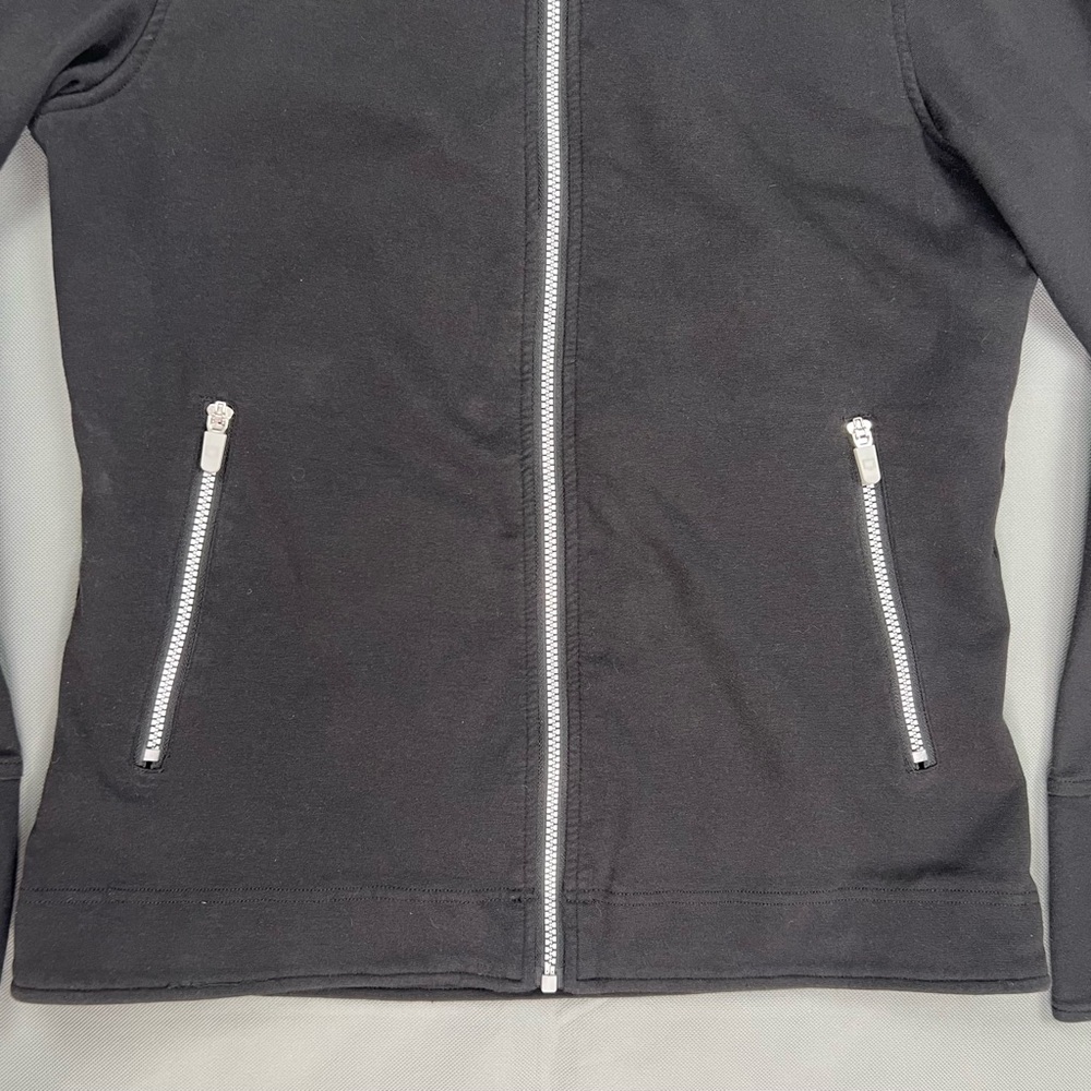 SCOTTeVEST Chloe Hoodie Women Large Black Travel Fleece Jacket Pockets Zip - Picture 5 of 14